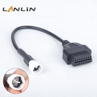Câble de connexion adaptateur moto 3 broches vers OBDII 16 broches