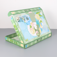Dossiers carrés en carton recyclables personnalisés avec fermeture magnétique et ruban jaune pour la vente en gros et l'expédition au détail