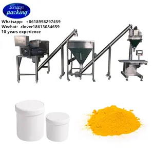 Fruit Extract Powder semi-automatic turmeric powder into bottle production line, machinery production line