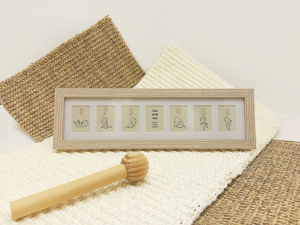 Cornice in Legno Fatta a Mano per il Primo Anno del Bambino, Decorazione da Parete Creativa, Souvenir per <span class=keywords><strong>Ricordi</strong></span> del <span class=keywords><strong>Neonato</strong></span> - Product Image 1