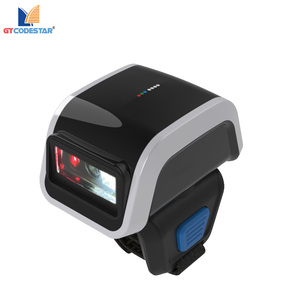 Xincode Máy Quét Mã Vạch Vòng GT-S112B không dây có thể đeo ngón tay máy quét mã <span class=keywords><strong>qr</strong></span> kho Máy đọc mã vạch di động máy quét 2D - Product Image 1