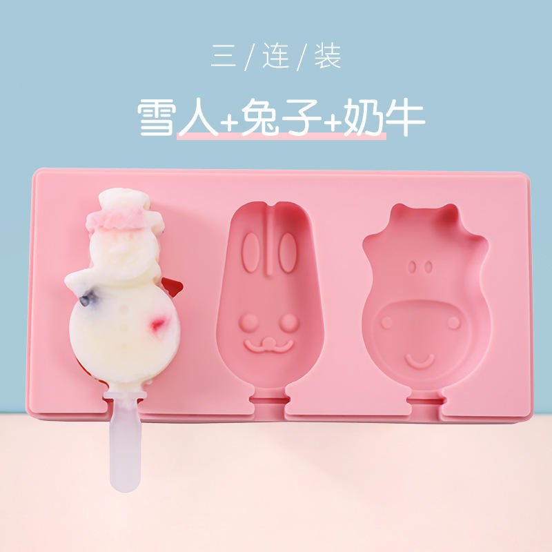 No. 5 snowman + rabbit + cow