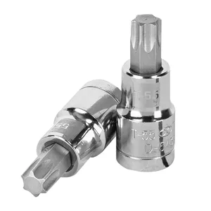 Truper ชุด6หน่วยซ็อกเก็ต Torx 1/2 'นิ้วสแควร์ Dado กับ Punta ในกล่องที่สะดวก - Product Image 1