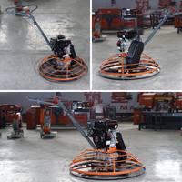 ZUJI ZJ90 Fraiseuse à béton thermique haute puissance 5,5 CV, 150 tr/min, profondeur de travail 8-10 cm, moteur Lifan, portée de travail 900 mm