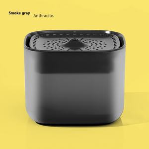 Fuente de agua automática de alta calidad para mascotas, cuencos de plástico de carbono sólido innovadores ecológicos, reemplazo de perros cuadrados - Product Image 5