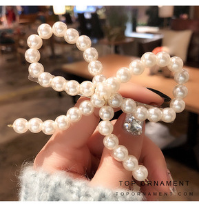 adecuado para todos los peinados puede ser como un regalo de pelo perla pips para <span class=keywords><strong>las</strong></span> mujeres y <span class=keywords><strong>las</strong></span> <span class=keywords><strong>niñas</strong></span> arco nudo de bobby pin - Product Image 4