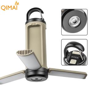 Lámpara de Camping Portátil Ly23, LED, Batería de 1200 mAh, Plegable a 90 Grados, Diseño de Tres Aspas, Uso en Emergencias al Aire Libre - Product Image 2