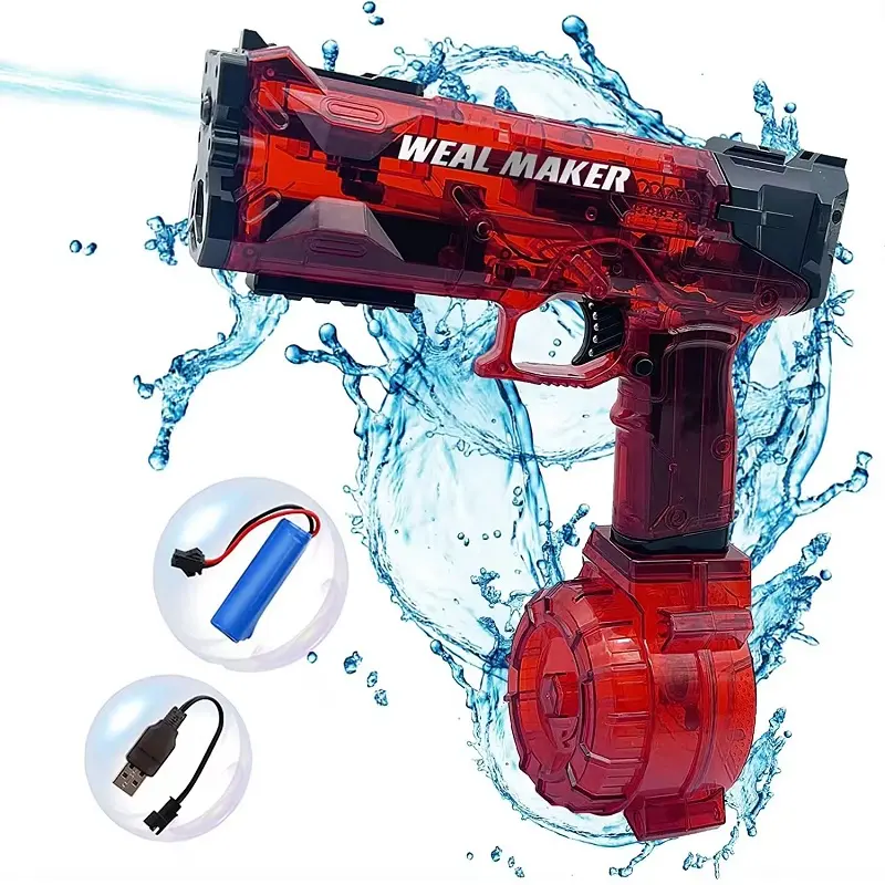 Nuova pistola ad acqua giocattolo di tiro elettrico completamente automatico estate spiaggia giocattolo per bambini bambini ragazzi ragazze adulti