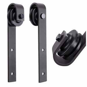 Kit de Herrajes para Puerta Corredera Estilo Industrial Moderno WEKIS, Sistema de Rieles para Puerta Corredera, Accesorios de Hierro y Acero Inoxidable para Hogar y Almacén - Product Image 4