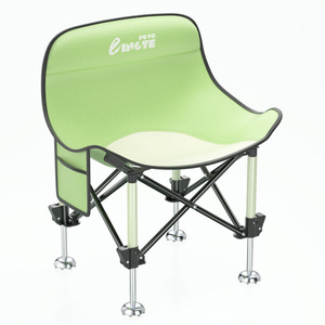 Silla de Pesca INGTE de Acero al Carbono, Plegable, Altura Ajustable, para Uso en Exteriores - Product Image 1