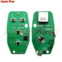 Chip PCF7939M 4A de 33.92MHz para Jeep Wrangler 2018 2019, 4 Botones, FCC IDOHT1130261, Llave Inteligente Plegable para Auto, Negra, ABS