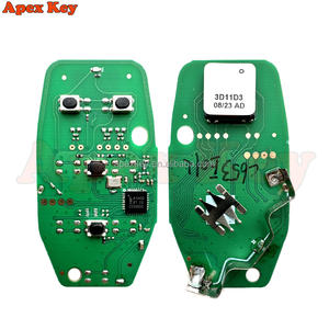 Chip PCF7939M 4A de 33.92MHz para Jeep Wrangler 2018 2019, 4 Botones, FCC IDOHT1130261, Llave Inteligente Plegable para Auto, Negra, ABS - Product Image 2