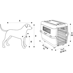Hot Sale Dog Transport Box Airline Approved Pet <b>Cat</b> Carrier Bag Plastic House Pet <b>Cages</b> - Product Image 4
