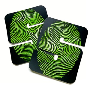 Autocollant personnalisé en vinyle PVC imperméable 3D gaufré, épais, avec impression UV, finition douce au toucher, effet velours, pour la promotion - Product Image 1
