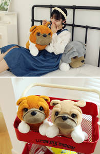 Nueva llegada divertido peluche simulación Bull Dog muñeca Tummy Kawaii Squishy Bull Dog niños <span class=keywords><strong>dormir</strong></span> acompañar trapo Peluche - Product Image 4