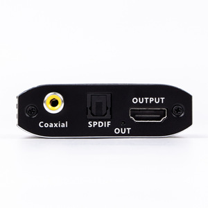 Convertisseur et séparateur audio Hardrock 4K Metal avec prise en charge stéréo pour /3,5 mm vers /SPDIF/Coaxial <span class=keywords><strong>TV</strong></span> 2.1/5.1 - Product Image 3