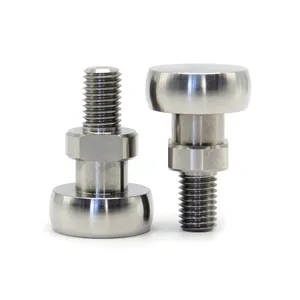 Precision Screws Custom Precision 304 Stainless Steel Low Head Slotted Headless Thumb Shoulder Screw