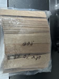 Mèche en bois naturelle pour la fabrication <span class=keywords><strong>de</strong></span> bougies, combustion crépitante, écologique, fournitures <span class=keywords><strong>de</strong></span> bricolage, matériau d'aromathérapie longue durée - Product Image 3