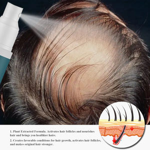 QBEKA Sérum de croissance des cheveux Anti-chute de cheveux Non gras Léger Sérum de régénération des cheveux à absorption rapide - Product Image 5