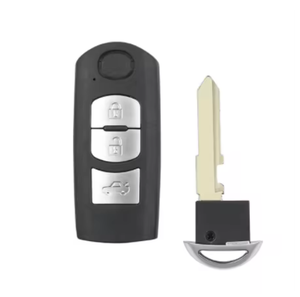 MS 3 Nút Với Khẩn Cấp Key Blade Auto Key Shell Trường Hợp Đối Với Mazda Thông Minh Điều Khiển Từ Xa Xe Trống Chìa Khóa Xe Fob Vỏ - Product Image 3
