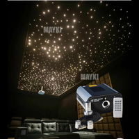 Professionnel 80W Couleur Roue LED Fiber Lumière Moteurs 3000K/4000K/6000K DMX Piscine Plafond Éclairage LED Fiber Optique Projecteur