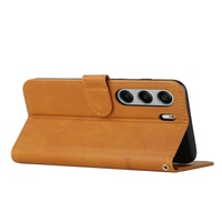 Coque de Téléphone Anti-Choc en Cuir PU à Rabat avec Fente pour Cartes et Support pour Tecno Camon 40 Pro 4G Note 50S Note 40X