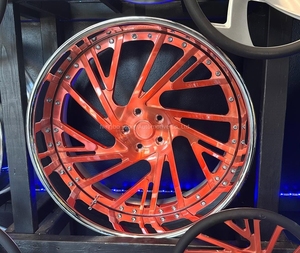 Jantes forgées 2 pièces 18 19 20 22 23 24 26 28 pouces 5x120.65 plaquées or chrome à lèvre profonde pour GT500 <span class=keywords><strong>Chevrolet</strong></span> - Product Image 4