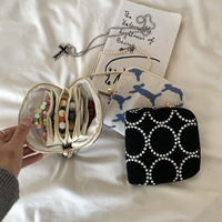 Organisateur de bijoux vintage personnalisé en coton et lin pour bagues, boucles d'oreilles, colliers, pendentifs, sac de rangement pour bijoux, pochette à bijoux