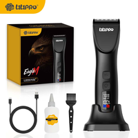 Tondeuse à poils d'animaux LILIPRO EagleM Professional 5 en 1, tondeuse électrique silencieuse pour chien, tondeuse sans fil pour chat, produit de toilettage avec écran LCD