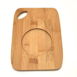 Plateau de service rectangulaire en bambou avec poignée pour la cuisson de pizzas, steaks, pains et gâteaux, 10 pouces - Product Image 4