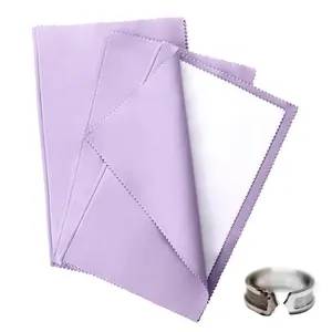Jewelry Polishing Cleaning Cloth Large 15x20cm For Sterling Silver 4 Layer gold Polishing Cloth For Jewelry Diamond Platinum