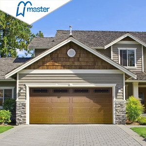 Puerta principal seccional plegable, diseño gráfico de acero personalizado, hoja de acero de Color de acero inoxidable, puerta de garaje seccional de espuma PU - Product Image 2