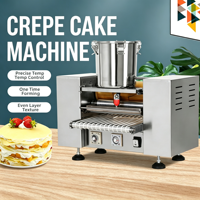 Machine à crêpes électrique haut de gamme à commande automatique pour hôtel, plaque à galettes, haute efficacité, facile à nettoyer