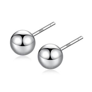 CZCITY <span class=keywords><strong>Pendientes</strong></span> Minimalistas de Punto Diminutos de <span class=keywords><strong>Plata</strong></span> Esterlina 925 con Bolitas para Mujer - Product Image 1