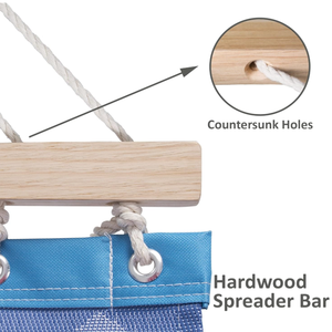 <span class=keywords><strong>Hamaca</strong></span> portátil <span class=keywords><strong>plegable</strong></span> estampada de alta calidad, silla de <span class=keywords><strong>hamaca</strong></span> de <span class=keywords><strong>tela</strong></span> doble con viga de equilibrio de <span class=keywords><strong>madera</strong></span> - Product Image 5