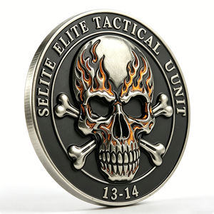 Moneda Conmemorativa Personalizada de Aleación de Zinc Fundida a Presión en 3D con Impresión por Troquelado, Temática Deportiva, Recuerdo para Navidad y Fiestas de Cumpleaños - Product Image 3