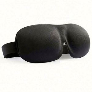 Masque de sommeil en polyester élastique 3D avec impression de logo personnalisé pour les fournitures de fête promotionnelles - Product Image 2