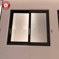 Fenêtres coulissantes en aluminium modernes à double vitrage pour balcon avec moustiquaire, conformes à la norme AS2047, pour usage en villa