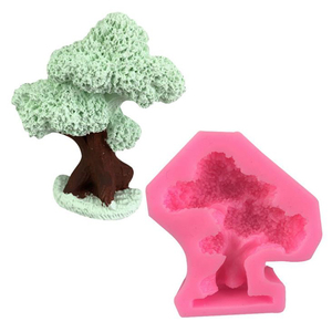 Chậu Hoa Cây Mọng Nước Hình Gốc Cây 3D Khuôn Silicon Fondant Khuôn Nến Thơm Tự Làm Cây Cảnh Hoa Mọng Nước Xi Măng - Product Image 1