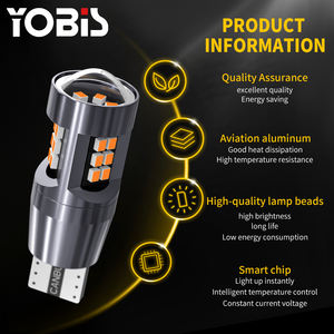 YOBISขายส่งT15 2016-24smd Bcakupย้อนกลับโคมไฟไฟท้ายรถเบรคอัตโนมัติLED Canbus <span class=keywords><strong>WY16W</strong></span> W16W T15 หลอดไฟเลี้ยวสัญญาณหลอดไฟ - Product Image 4
