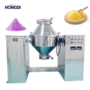 Mezclador de Doble Cono de Acero Inoxidable, Mezcladora de Polvo con Motor AC Automático de Alta Eficiencia para Mezclar Alimentos, Productos Químicos y Plásticos, 500L - Product Image 2