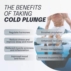 Bac à glace gonflable d'extérieur pour athlètes, pour thérapie par le froid et bain de glace - Product Image 2