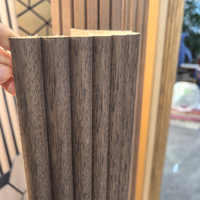 Vente directe d'usine de panneaux muraux en MDF cannelés en placage de chêne blanc naturel super flexible, en promotion