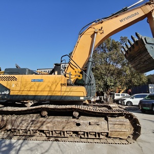Excavatrice sur chenilles d'occasion Hyundai 520L-9VS pour travaux de terrassement et miniers, peinture d'origine importée, godet de 0,8 m, 52 tonnes, moteur et boîte de vitesses. - Product Image 1