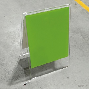 Customized Portable A-frame Pavement <b>Stand</b> Advertising Board Durable Acrylic Folding Sidewalk Sign for Outdoor Indoor - Product Image 6