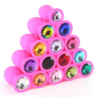 Jouets sexuels en silicone pour femmes, plug anal, couleurs noir, rouge, rose, rose vif, tailles petite et moyenne, plug anal, juguetes sexuales