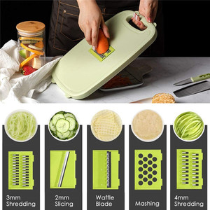 Tabla de cortar multiusos 9 en 1 con cesta para lavar verduras, tabla de cortar plegable con colador para acampar - Product Image 4