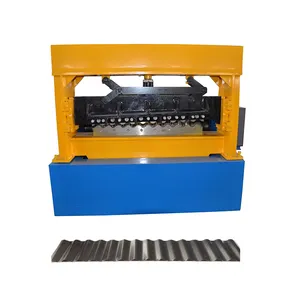 Wellblech Aluminium Winkelstab Winkelform elektrische Rolle Metallformung Dachziegel Profilherstellungsmaschine - Product Image 1