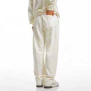 Pantalons de course et de <span class=keywords><strong>jogging</strong></span> pour hommes de haute qualité personnalisés, pantalons de sport confortables et unis avec poches, amples et décontractés - Product Image 4