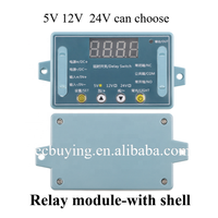 Module de relais temporisé réglable DC 5V 12V 24V 10A, 32 modes, minuterie numérique LED, interrupteur de contrôle de temporisation, cycle pulsé